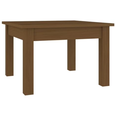 vidaXL Tavolino da Salotto ambra 45x45x30 cm Legno Massello di Pino