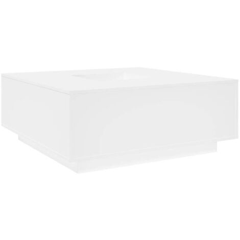 vidaXL Tavolino da Salotto Bianco 100x100x40 cm in Legno