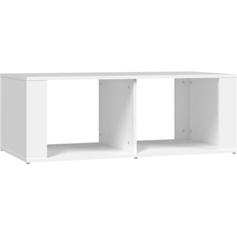 vidaXL Tavolino da Salotto Bianco 100x50x36 cm in Legno Multistrato