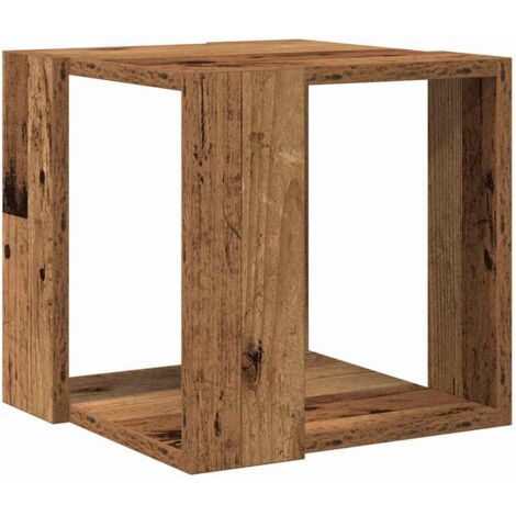 vidaXL Tavolino da salotto Legno vecchio 32 x 32 x 30 cm