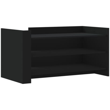 vidaXL Tavolino da Salotto Nero 100x50x50 cm Legno Multistrato