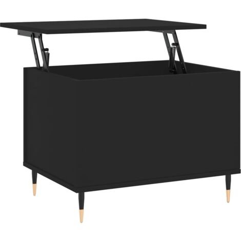 vidaXL Tavolino da Salotto Nero 60x44,5x45 cm in Legno Multistrato