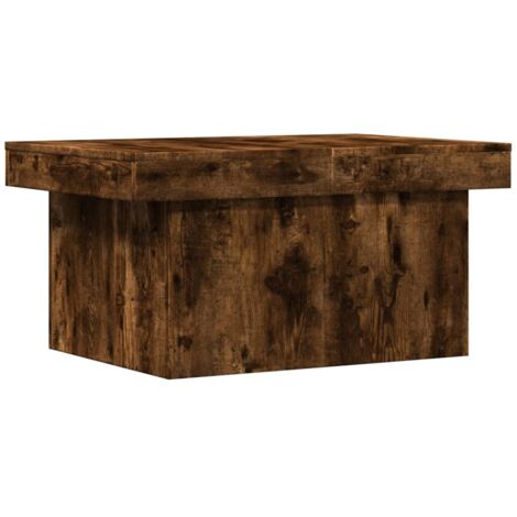 vidaXL Tavolino da Salotto Rovere Fumo 80x55x40 cm Legno Multistrato