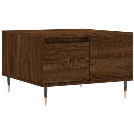 vidaXL Tavolino da Salotto Rovere Marrone 55x55x36,5 cm in Multistrato