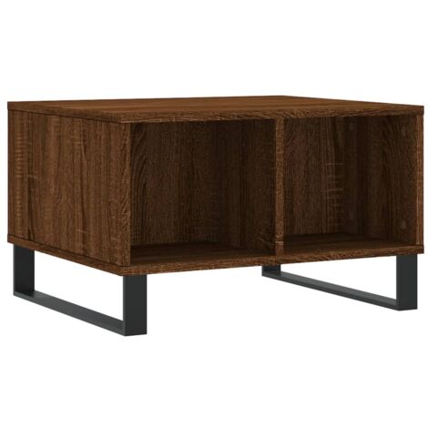 vidaXL Tavolino da Salotto Rovere Marrone 60x50x36,5 cm in Multistrato