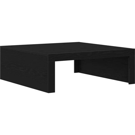 vidaXL Tavolino da salotto Rovere Nero 100 x 100 x 35 cm