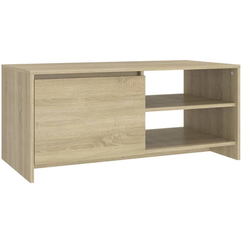 Tavolino da Salotto Rovere Sonoma 102x50x45cm Legno Multistrato Vidaxl