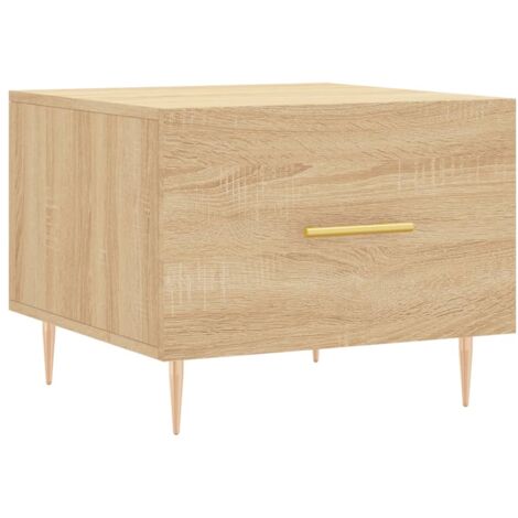 vidaXL Tavolino da Salotto Rovere Sonoma 50x50x40 cm Legno Multistrato