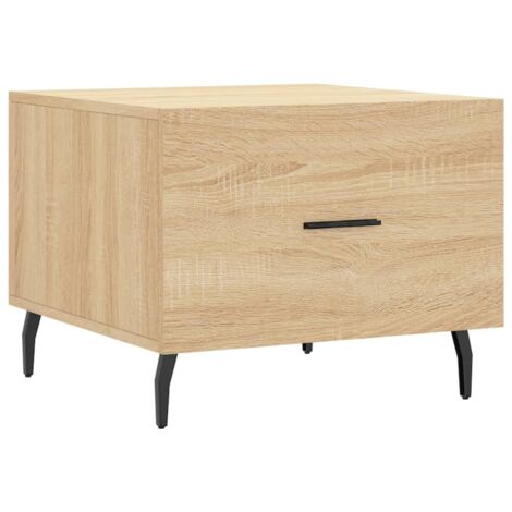 vidaXL Tavolino da Salotto Rovere Sonoma 50x50x40 cm Legno Multistrato