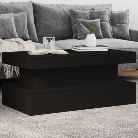 VidaXL Tavolino Da Salotto A Forma Di O – 100x50x45 Cm – Legno Pino Massello E Acciaio - 2