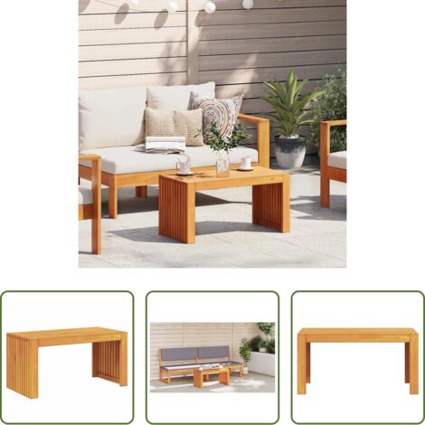 vidaXL Tavolino laterale -  Tavolo laterale Olio Naturale 70 x 35 x 35 cm