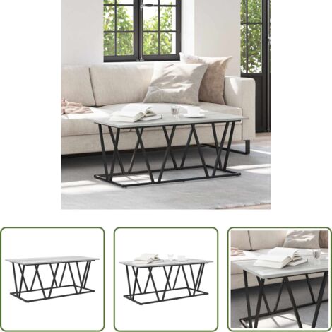 vidaXL Tavolino moderno -  Tavolino da salotto Grigio 100 x 50 x 40 cm