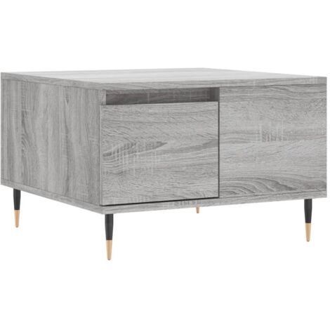 vidaXL Tavolino Salotto Grigio Sonoma 55x55x36,5 cm Legno Multistrato