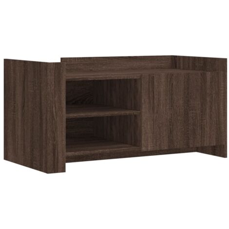 vidaXL Tavolino Salotto Rovere Marrone 100x50x50 cm Legno Multistrato