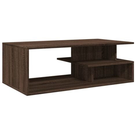 vidaXL Tavolino Salotto Rovere Marrone 102x55x35 cm Legno Multistrato