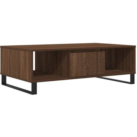 vidaXL Tavolino Salotto Rovere Marrone 104x60x35 cm Legno Multistrato