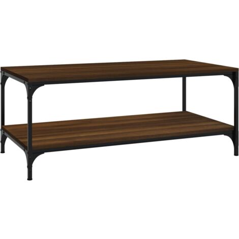 vidaXL Tavolino Salotto Rovere Marrone 80x50x40 cm Legno Multistrato