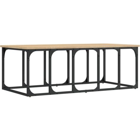 vidaXL Tavolino Salotto Rovere Sonoma 100x50x35,5cm Legno Multistrato