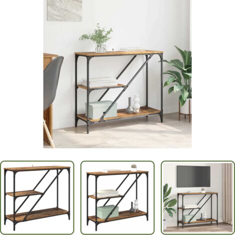 vidaXL Tavolo console moderno -  Tavolo consolle Legno vecchio 88,5 x 30 x 75 cm