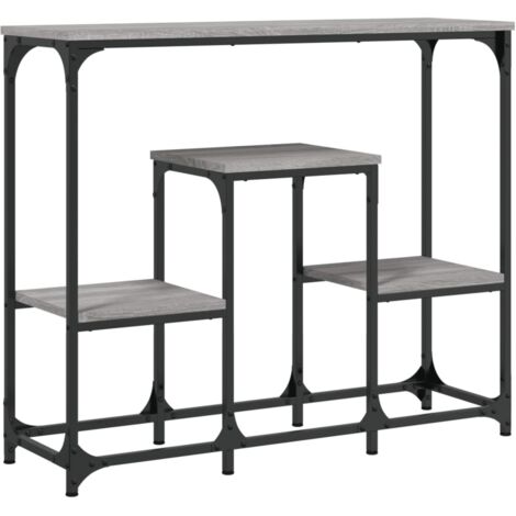 vidaXL Tavolo Consolle Grigio Sonoma 89,5x28x76cm in Legno Multistrato