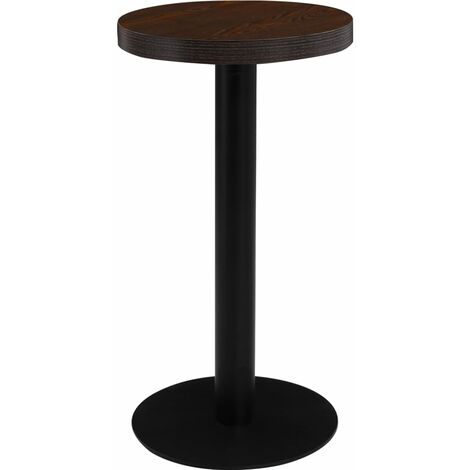 vidaXL Tavolo da Bistrot Marrone Scuro 40 cm in MDF