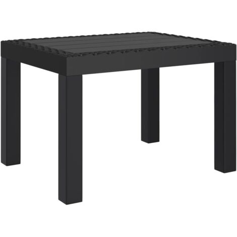vidaXL Tavolo da Giardino Antracite 59x47x40 cm in PP