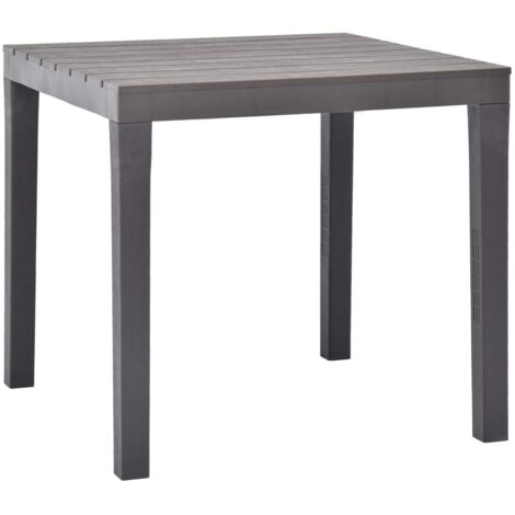 vidaXL Tavolo da Giardino Mocca 78x78x72 cm in Plastica