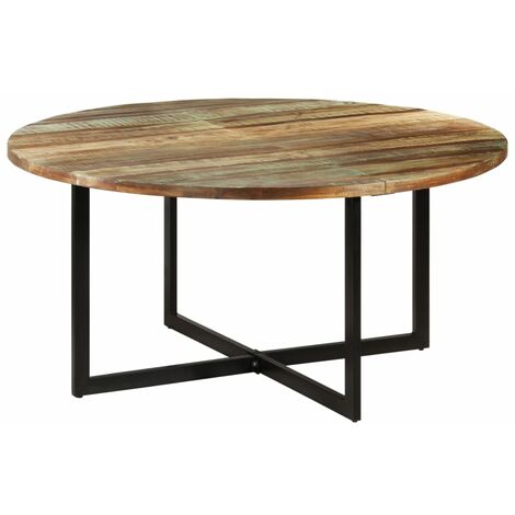 vidaXL Tavolo da Pranzo 150x75 cm in Legno Massello di Recupero