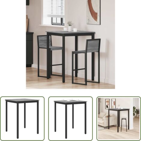 vidaXL Tavolo da pranzo robusto -  Tavolo Bar a Pianta Legno multistrato