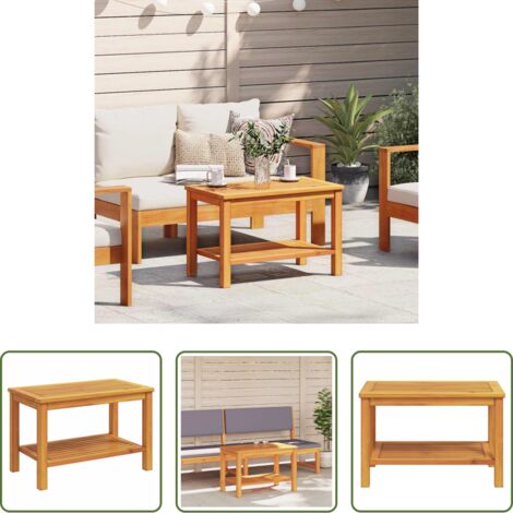 vidaXL Tavolo in legno -  Tavolo laterale Marrone 70 x 40 x 45 cm