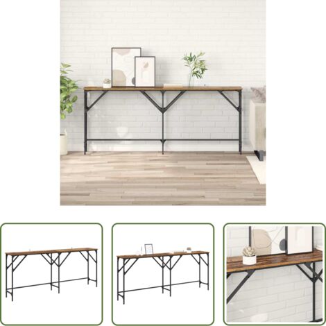 vidaXL Tavolo in legno vecchio -  Tavolo consolle Legno vecchio 180 x 30 x 75 cm