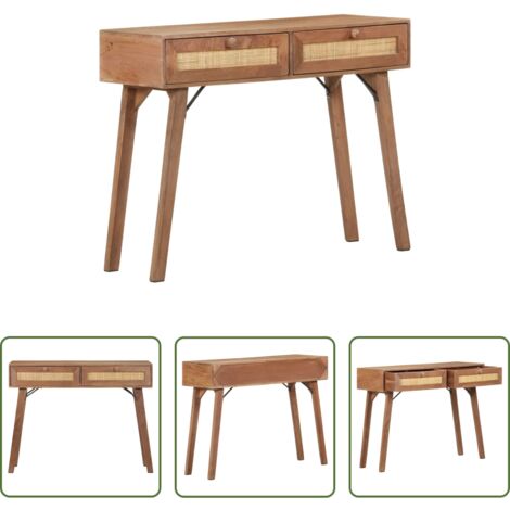 vidaXL Tavolo in mango -  Tavolo Consolle 100x35x76 cm in Legno Massello di Mango