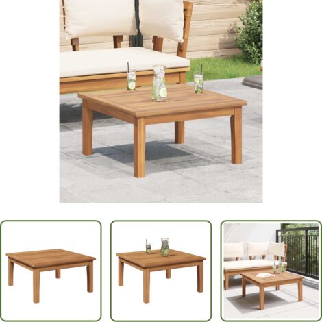 vidaXL Tavolo in teak -  Tavolo da Giardino Marrone Legno massello di teak