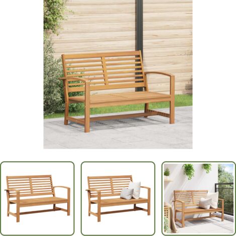 vidaXL Teak -  panchina Marrone 110 x 65 x 76,5 cm Legno di teak solido