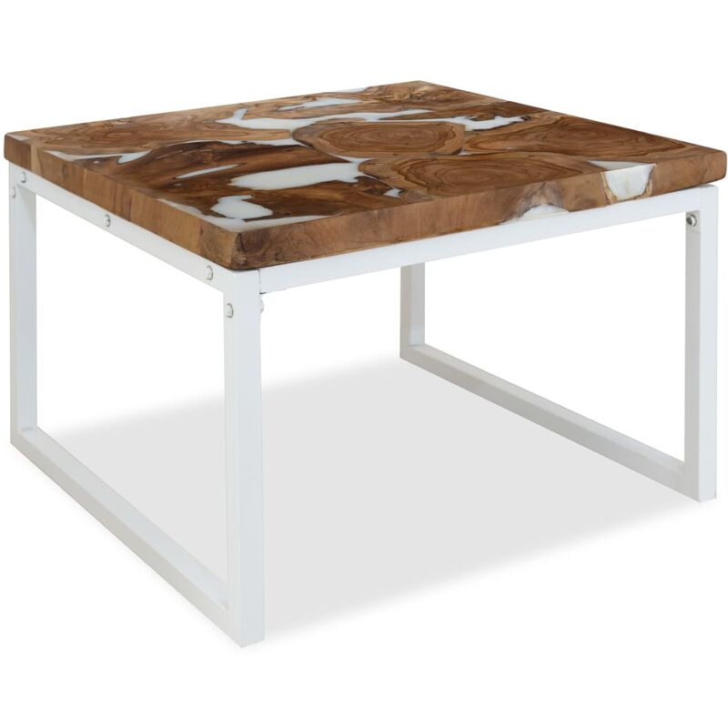 Vidaxl - Table Basse 60x60x40 cm Teck Résine