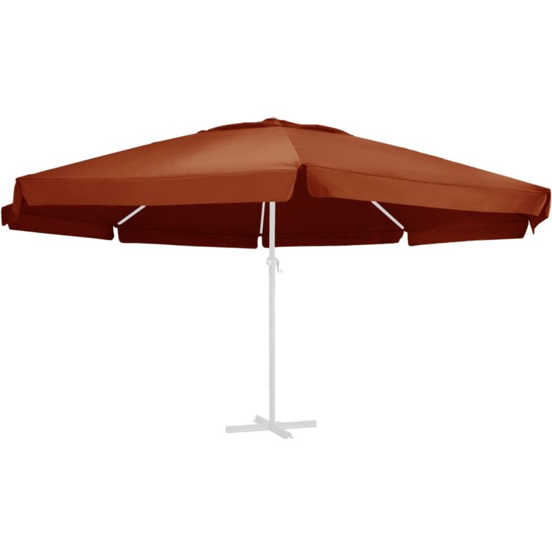 

Tela de repuesto para sombrilla terracota 600 cm - Vidaxl