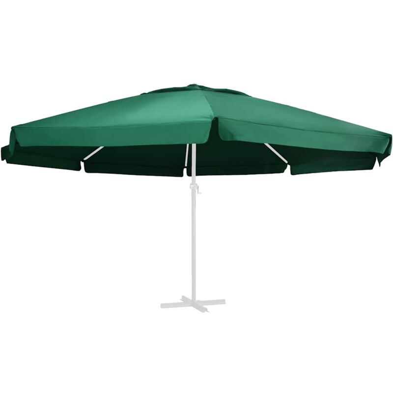 

vidaXL Tela de repuesto para sombrilla verde 600 cm