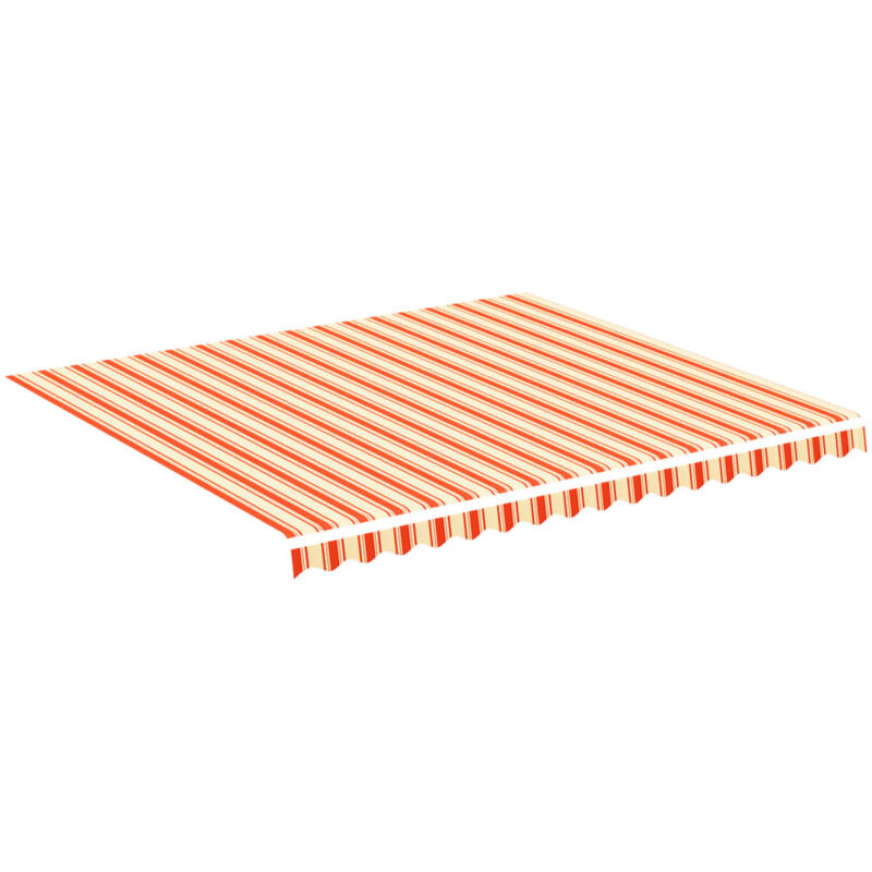 

Tela de repuesto para toldo amarillo y naranja 4x3,5 m - Amarillo - Vidaxl