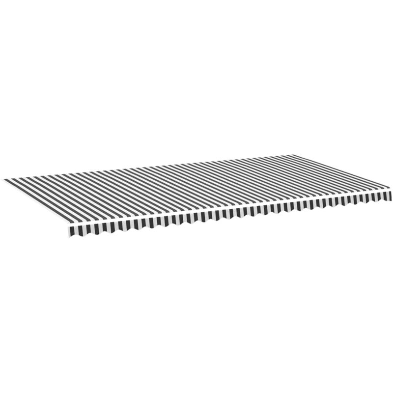 

Tela de repuesto para toldo gris antracita y blanco 6x3 m - Antracita - Vidaxl