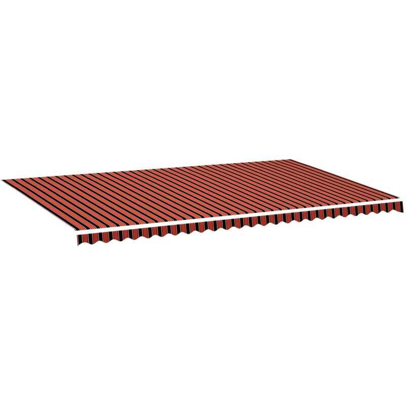 

Tela de repuesto para toldo naranja y marrón 6x3,5 m - Naranja - Vidaxl