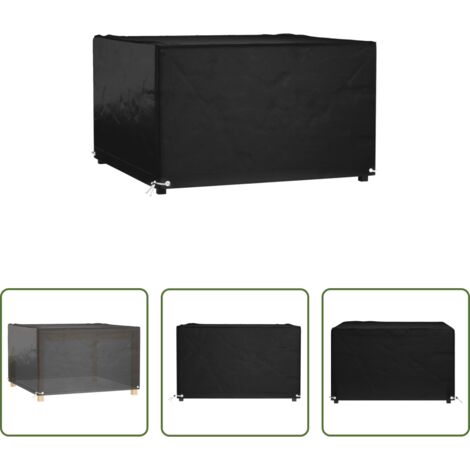 vidaXL Telo per patio -  Copertura Mobili da Giardino 8 Occhielli 125x125x75cm Quadrata