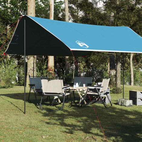 vidaXL Telone da Campeggio Blu 430x380x210 cm Impermeabile