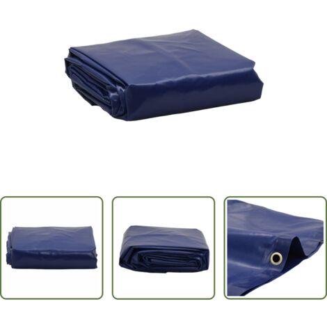 vidaXL Telone per auto -  Telone Blu 1,5x2,5 m 650 g/m²