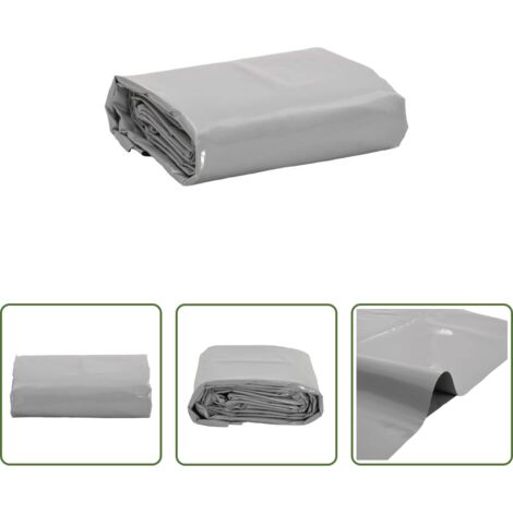 vidaXL Telone per auto -  Telone Grigio 3x4 m 650 g/m²