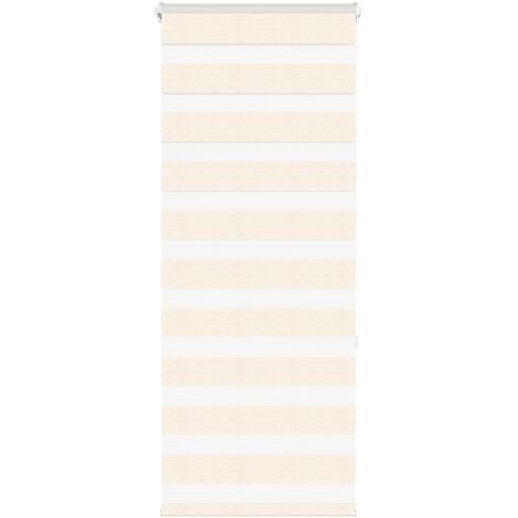 vidaXL Tenda a Rullo Zebra Larghezza Tessuto 60,9 cm Poliestere