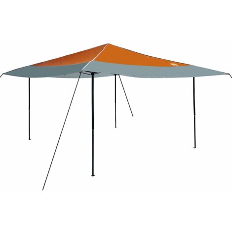 vidaXL Tenda Aggiuntiva Pop-Up Arancione 400 x 400 cm Tessuto