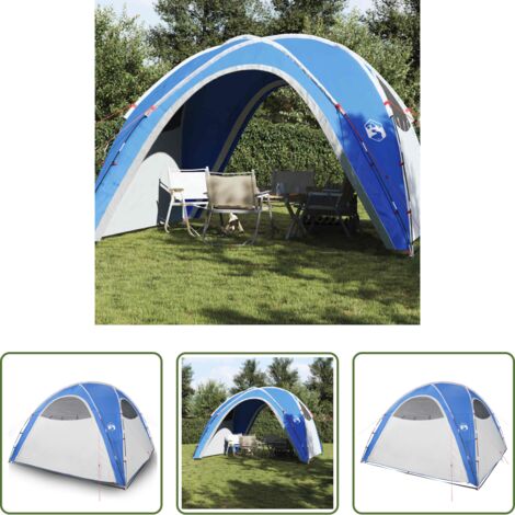 vidaXL Tenda da campeggio -  Tenda per Feste Blu Impermeabile