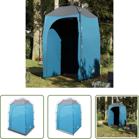 vidaXL Tenda da doccia per campeggio -  Tenda da Doccia Blu Impermeabile