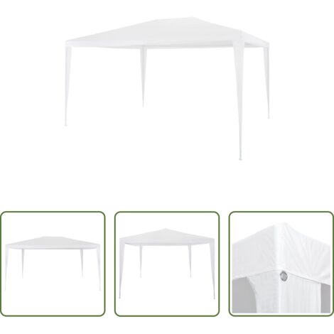 vidaXL Tenda da esterno -  Tenda per Feste 3x4 m Bianca
