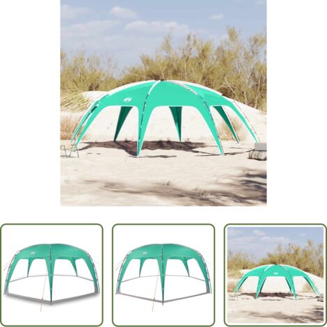 vidaXL Tenda da festa -  Tenda per Feste Verde Mare Impermeabile